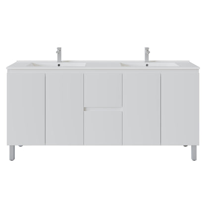 Bathroom Nordic Freestanding Vanity with Legs 1800*460*880mm
