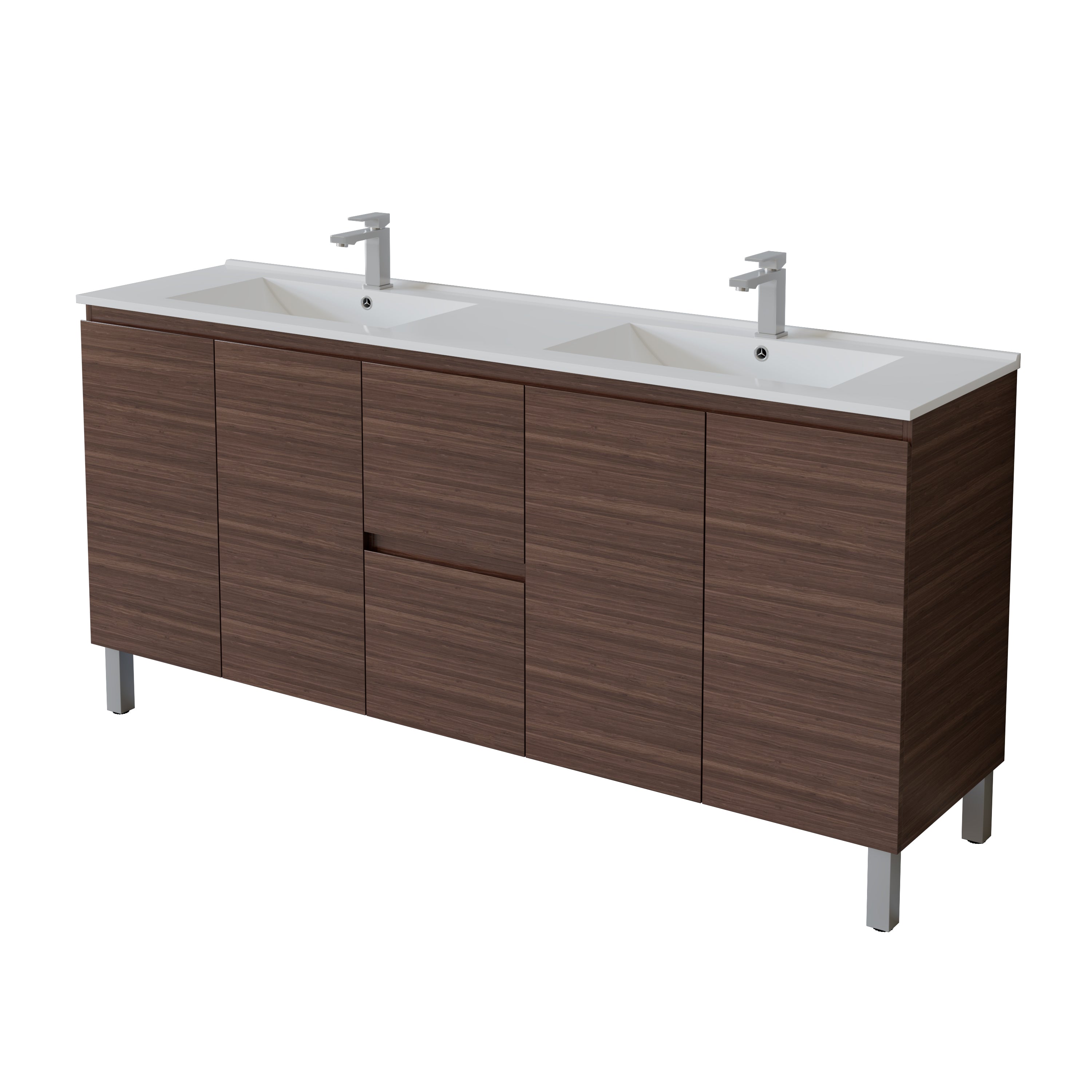 Bathroom Nordic Freestanding Vanity with Legs 1800*460*880mm