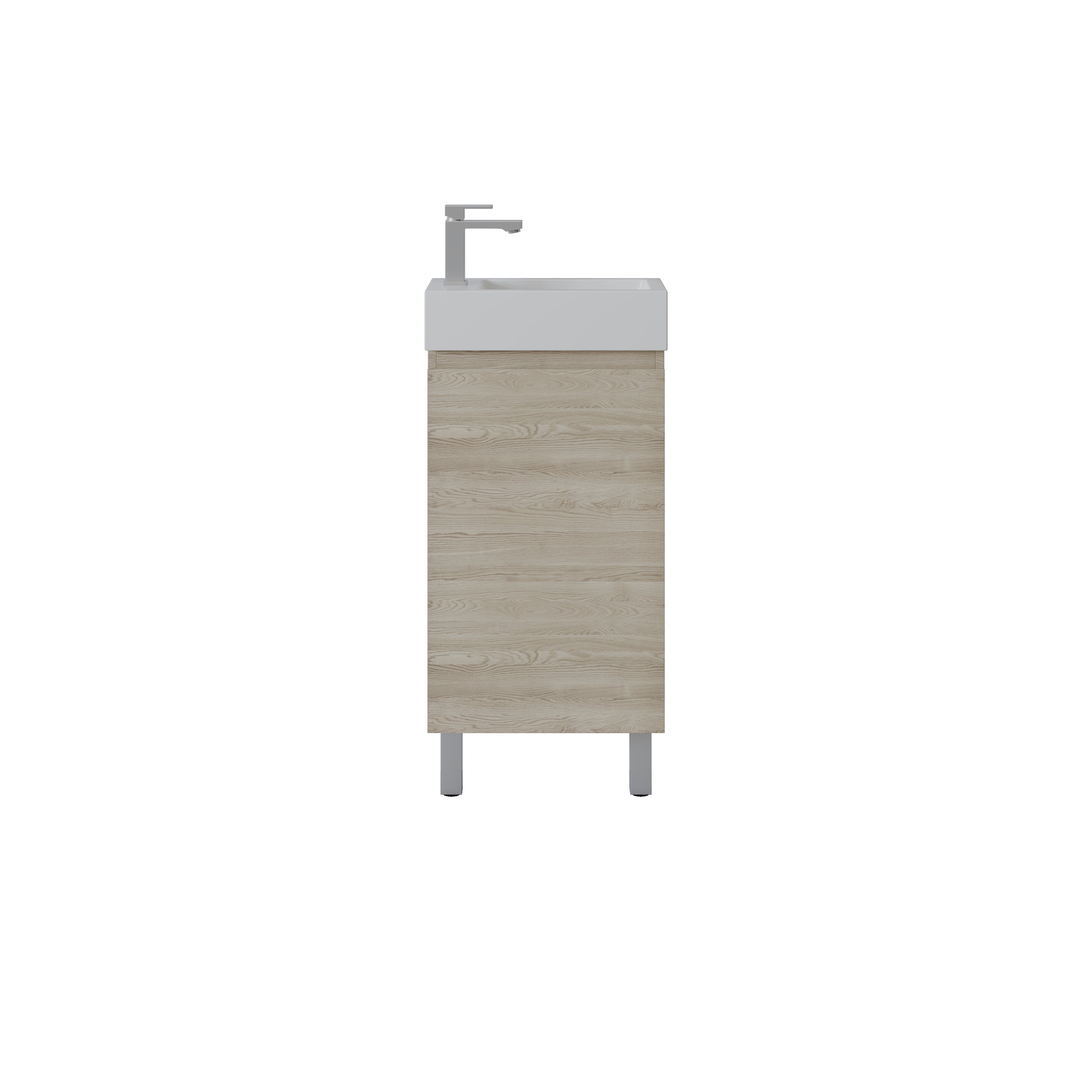 Slim Freestanding Vanity with Legs 440*245*860mm