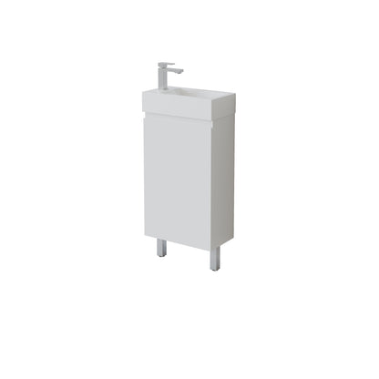 Slim Freestanding Vanity with Legs 440*245*860mm