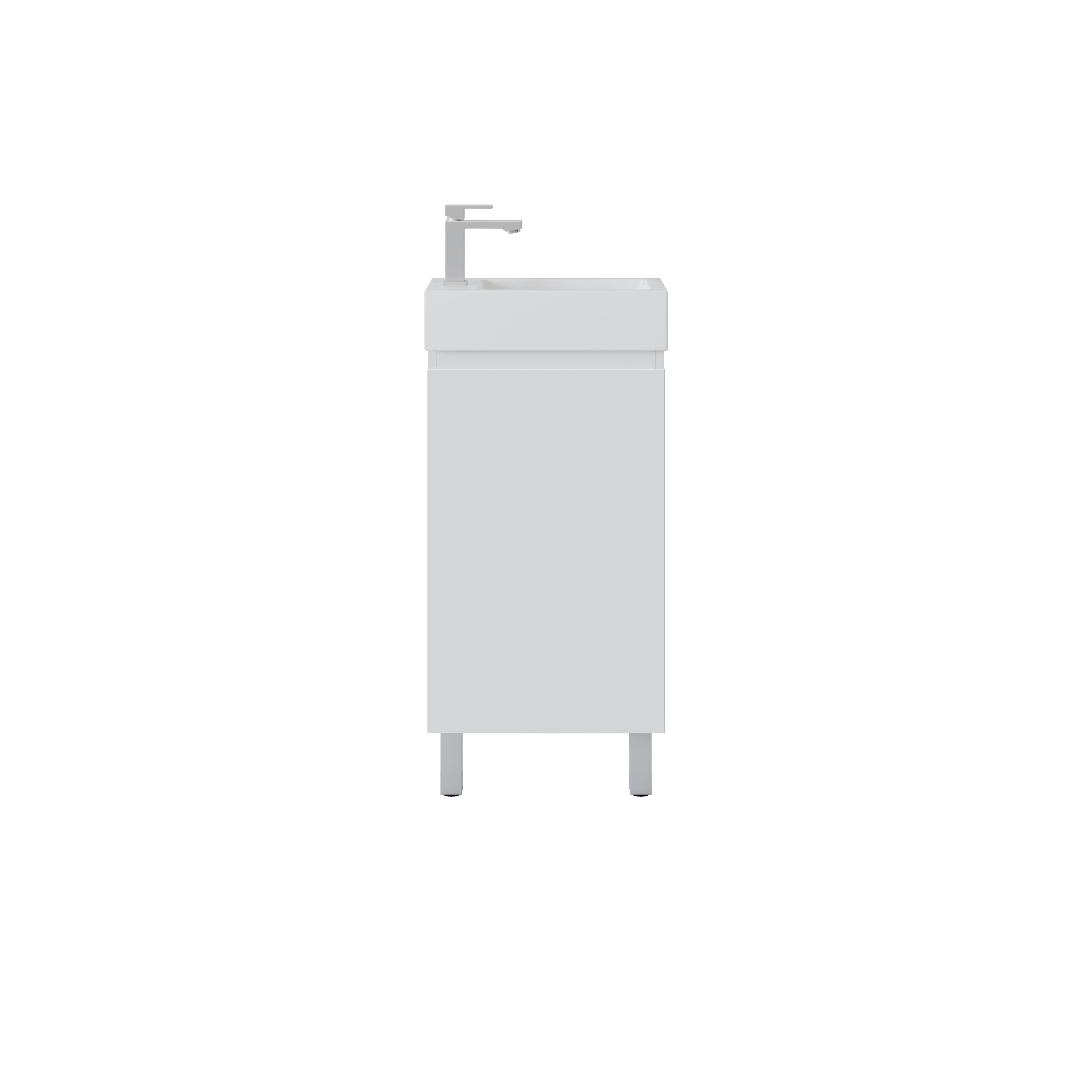 Slim Freestanding Vanity with Legs 440*245*860mm