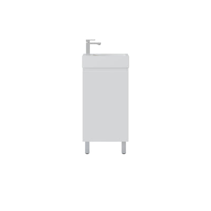 Slim Freestanding Vanity with Legs 440*245*860mm