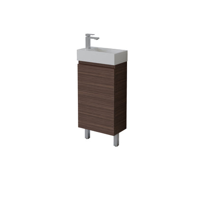 Slim Freestanding Vanity with Legs 440*245*860mm