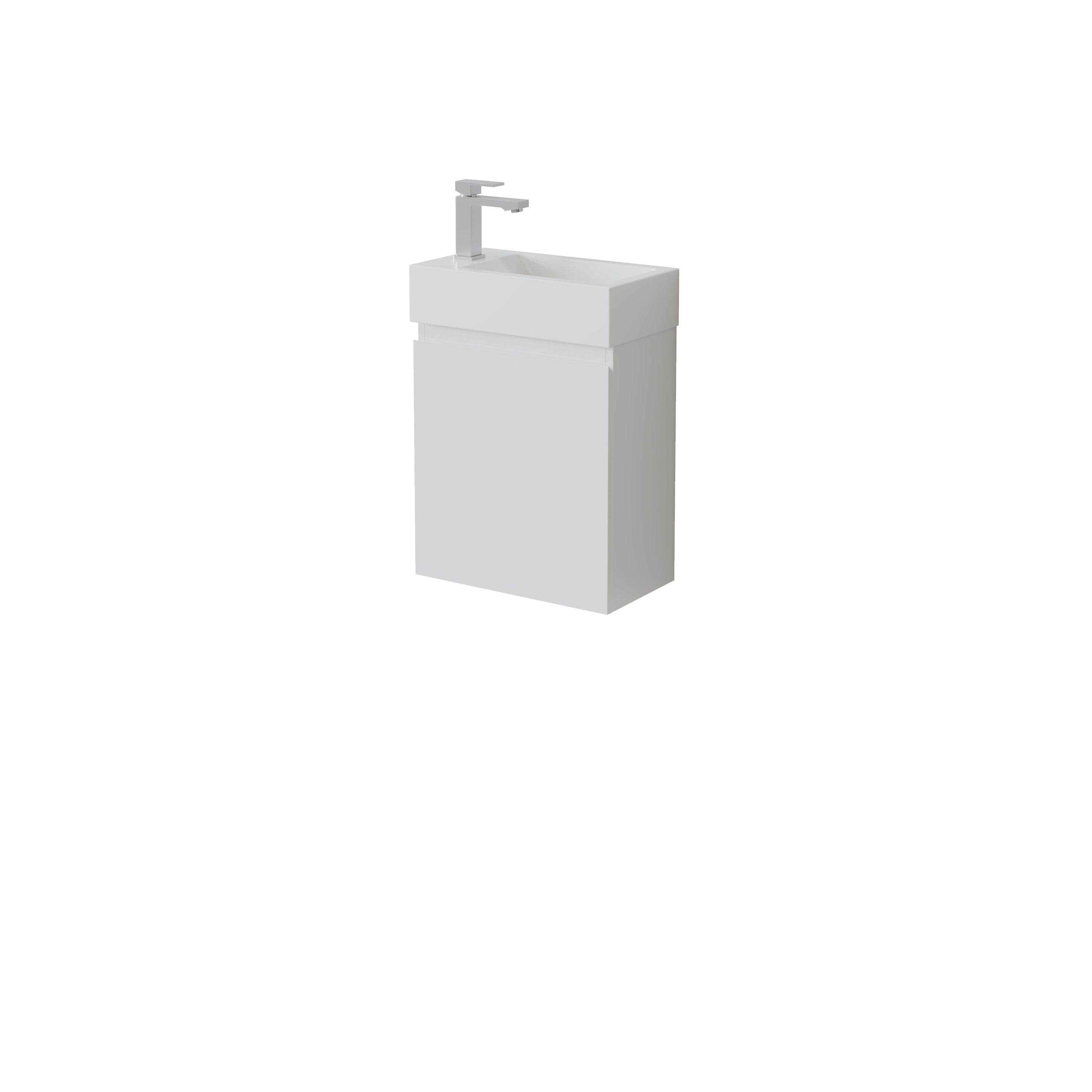 Nordic Ensuite Wall Hung Vanity 440*250*480mm