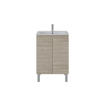 Bathroom Vanity White PVC Polyurethane 600*460*880mm
