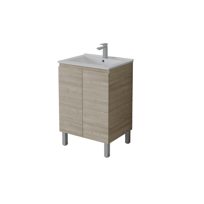 Bathroom Vanity White PVC Polyurethane 600*460*880mm