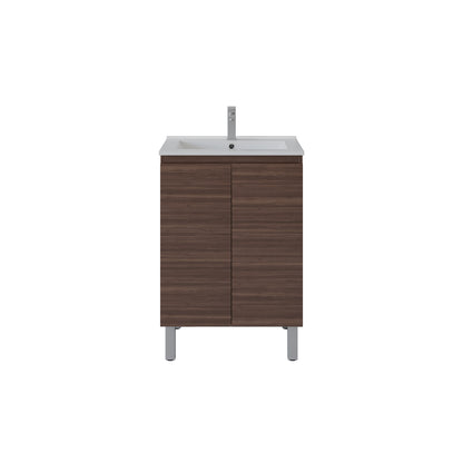 Bathroom Vanity White PVC Polyurethane 600*460*880mm