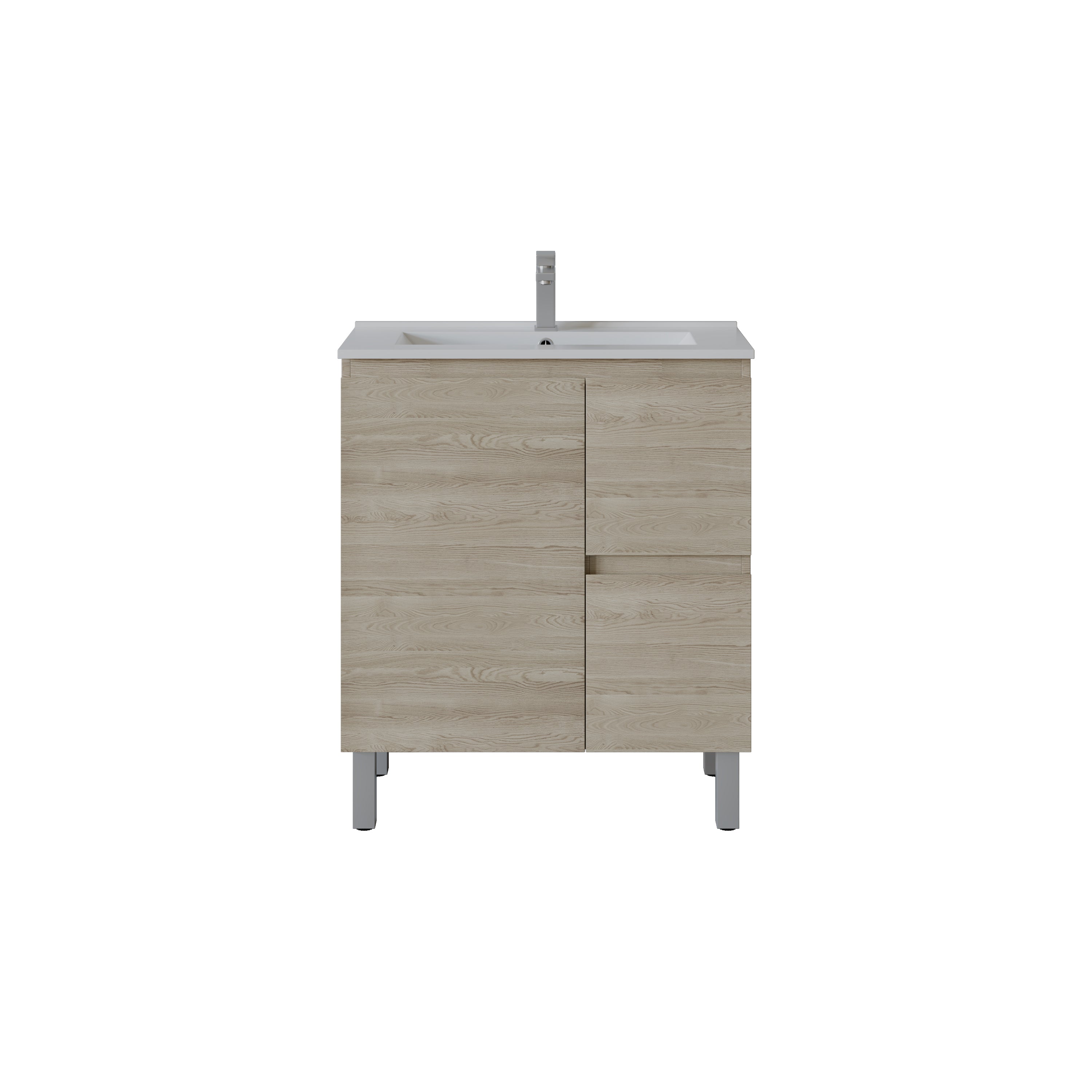 Slim Freestanding Vanity with Legs 750*360*860mm