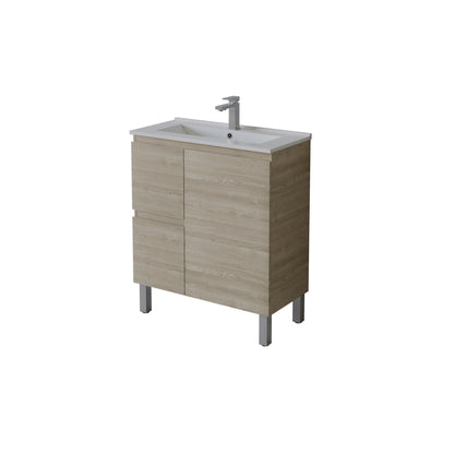 Slim Freestanding Vanity with Legs 750*360*860mm