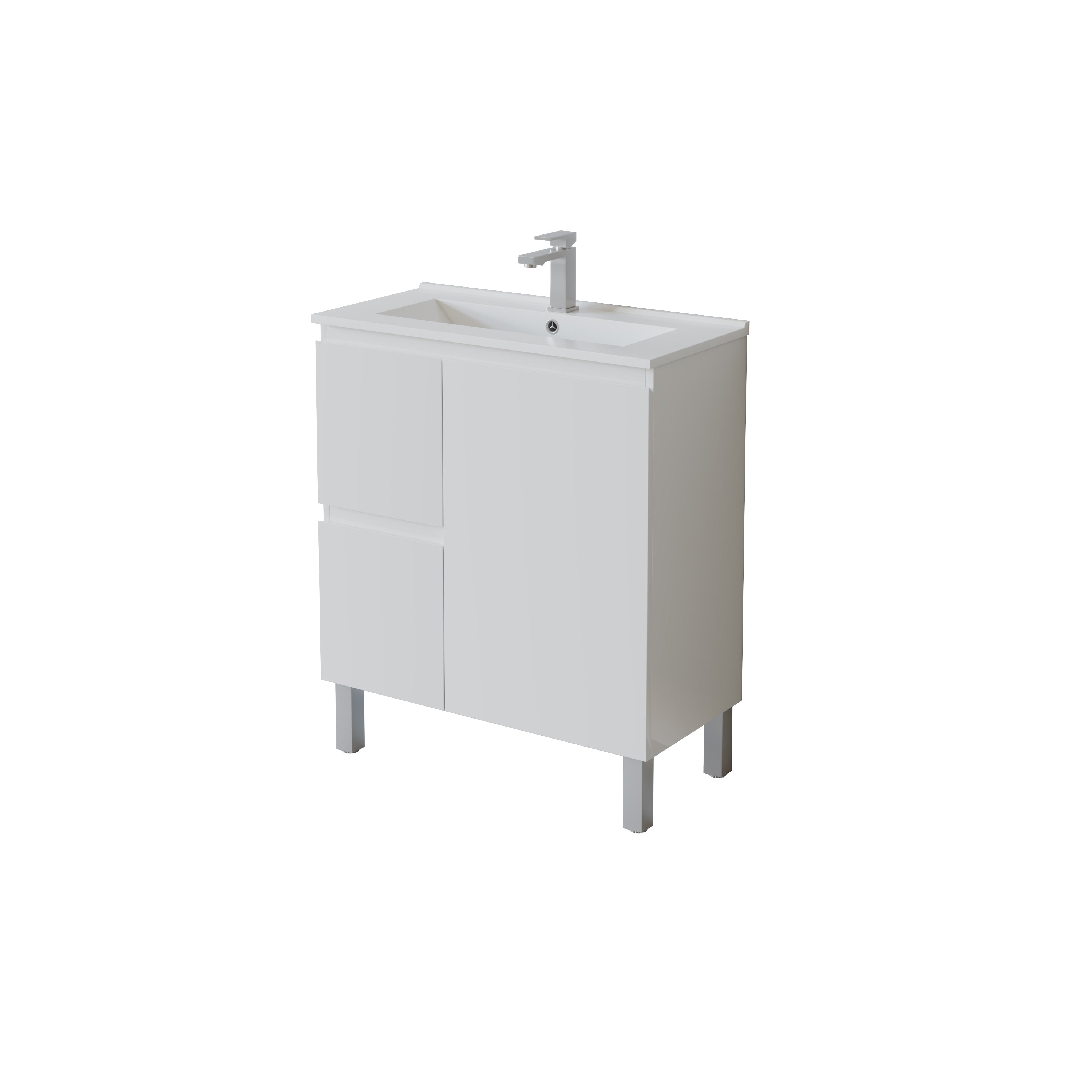 Slim Freestanding Vanity with Legs 750*360*860mm
