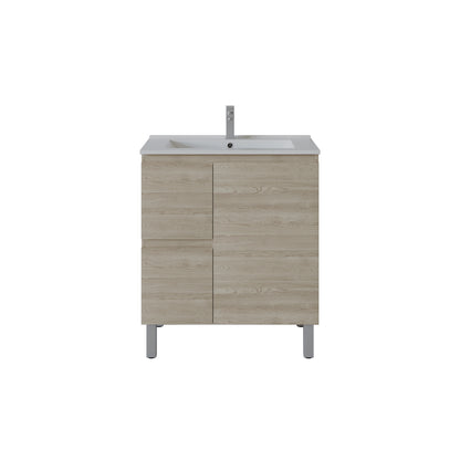 Bathroom Vanity White PVC Polyurethane 750*460*880mm