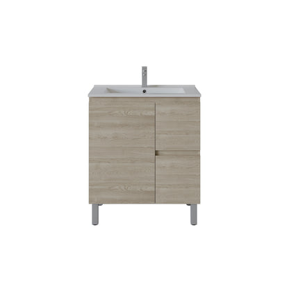Bathroom Vanity White PVC Polyurethane 750*460*880mm