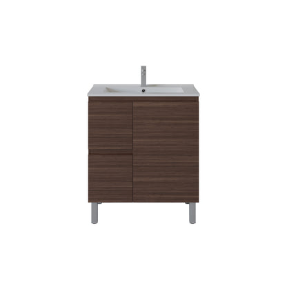 Bathroom Vanity White PVC Polyurethane 750*460*880mm