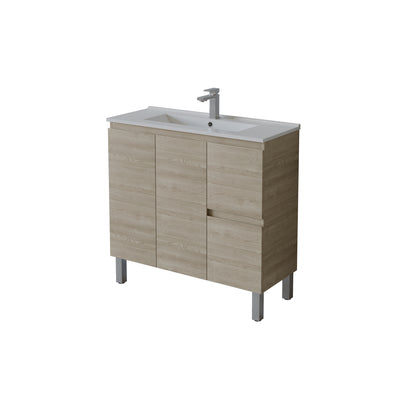 Slim Freestanding Vanity with Legs 900*360*860mm
