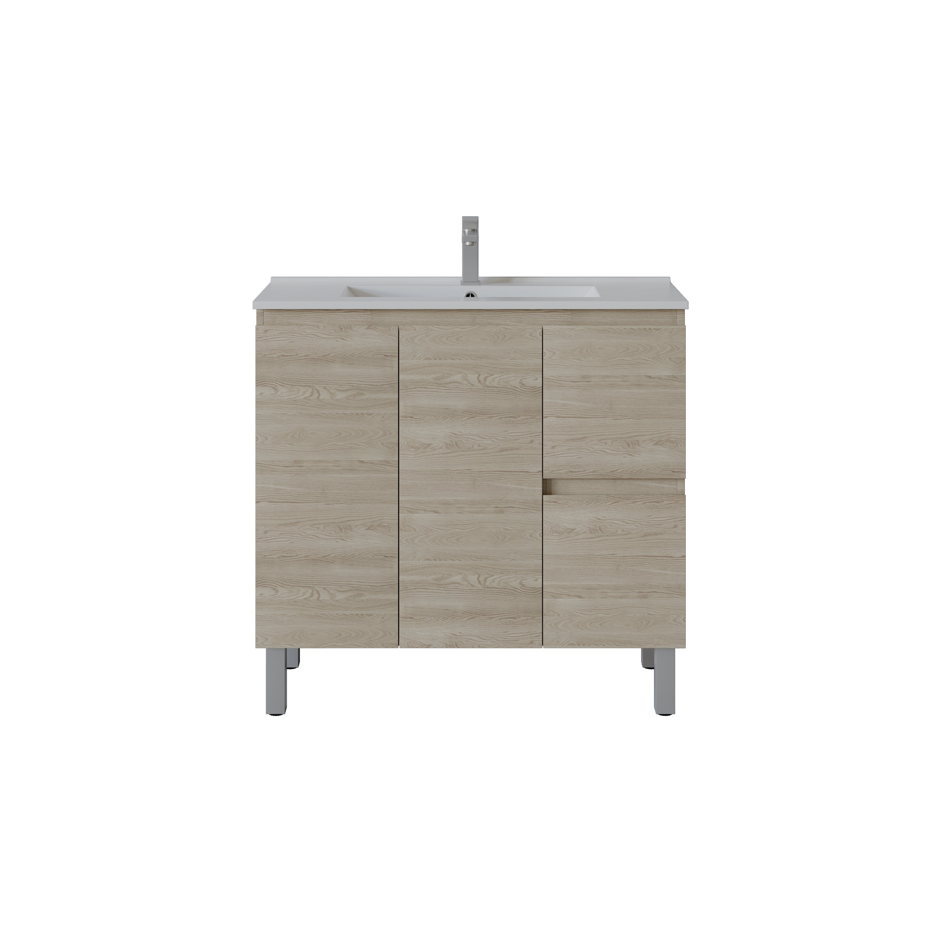 Slim Freestanding Vanity with Legs 900*360*860mm