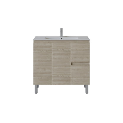 Slim Freestanding Vanity with Legs 900*360*860mm
