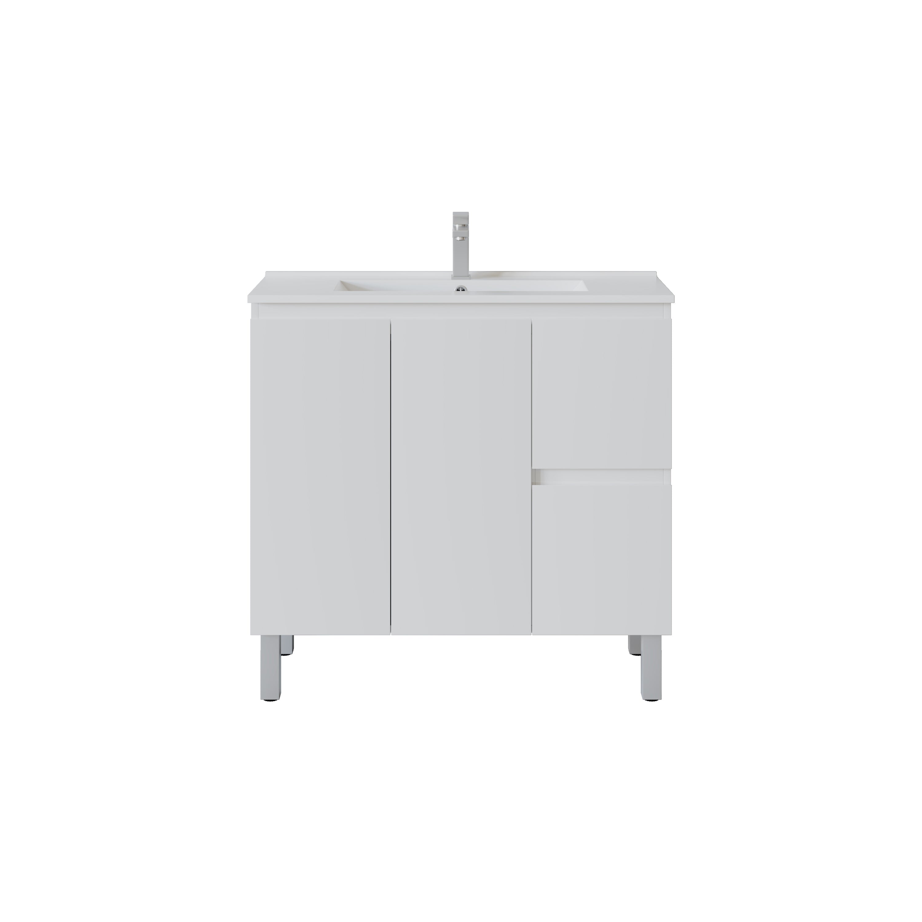 Slim Freestanding Vanity with Legs 900*360*860mm