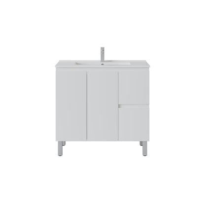 Slim Freestanding Vanity with Legs 900*360*860mm