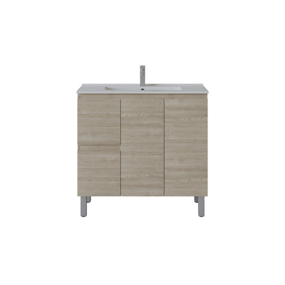Slim Freestanding Vanity with Legs 900*360*860mm