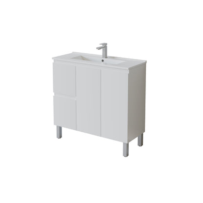 Slim Freestanding Vanity with Legs 900*360*860mm