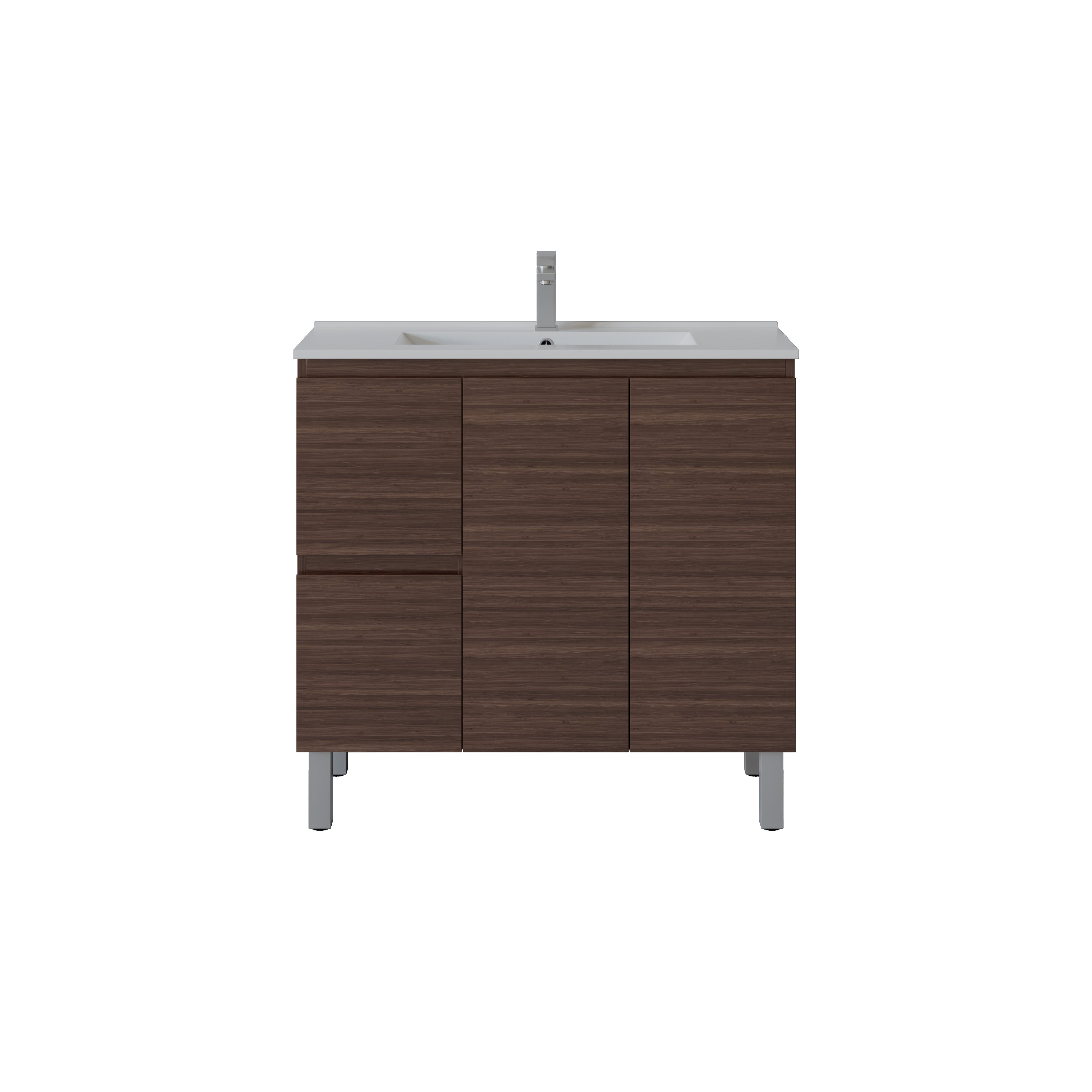 Slim Freestanding Vanity with Legs 900*360*860mm