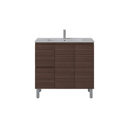 Slim Freestanding Vanity with Legs 900*360*860mm