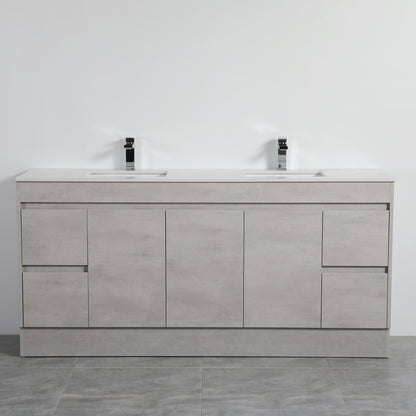 Bathroom Vanities with built-in kickboard 600-1790mm