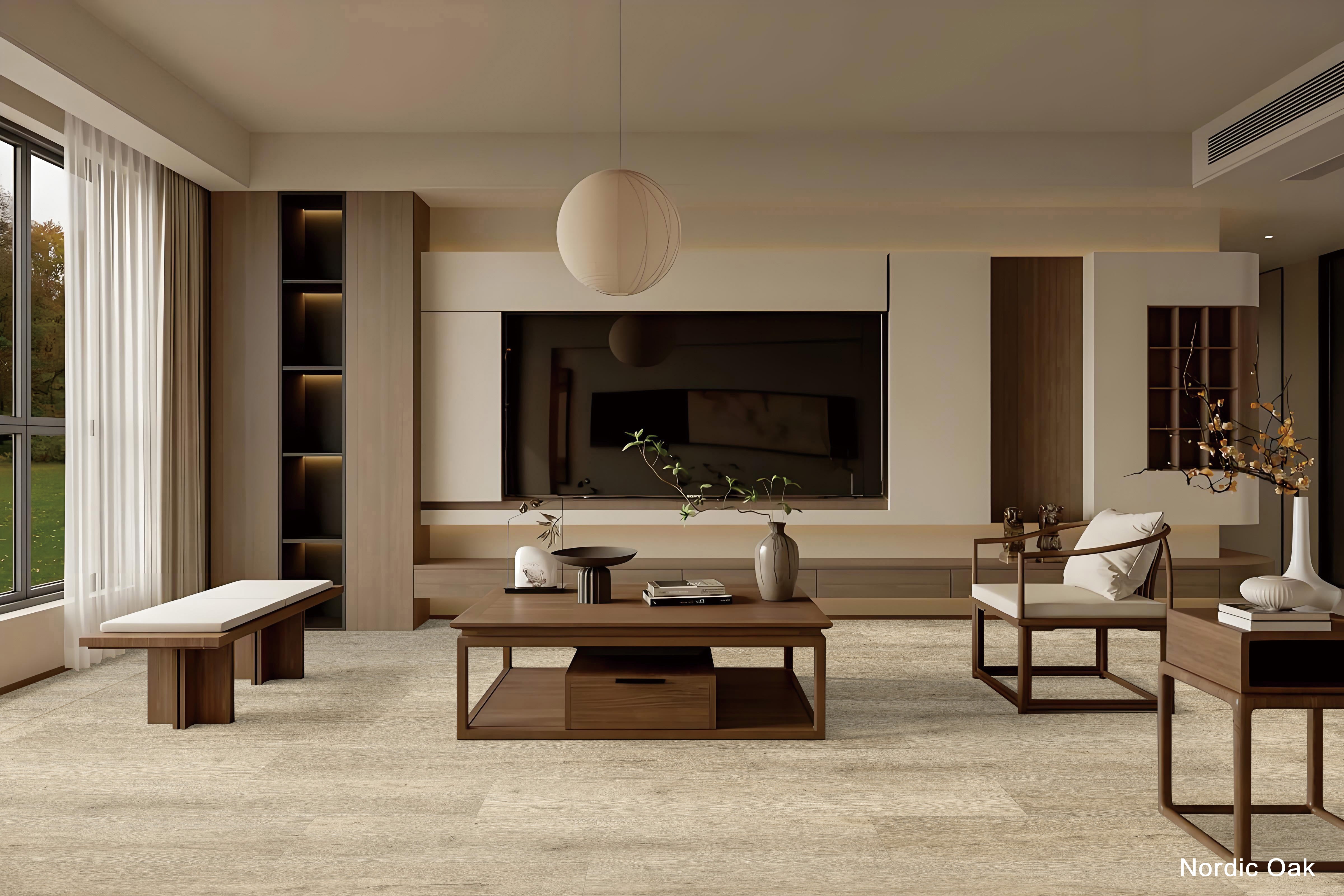 Waterproof SPC Hybrid Flooring 1524*230*8mm