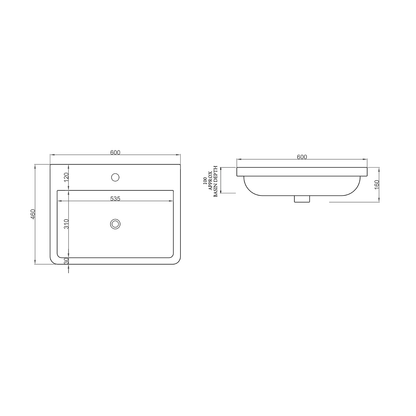 Olivia Poly Top 600-900mm