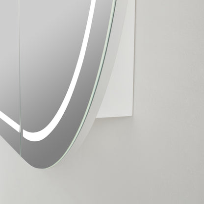 Olivia LED PVC Mirror Shaving Cabinet 1200/1500mm OPLSV1275-1580MW-LED/OPLSV1275-1580MB-LED