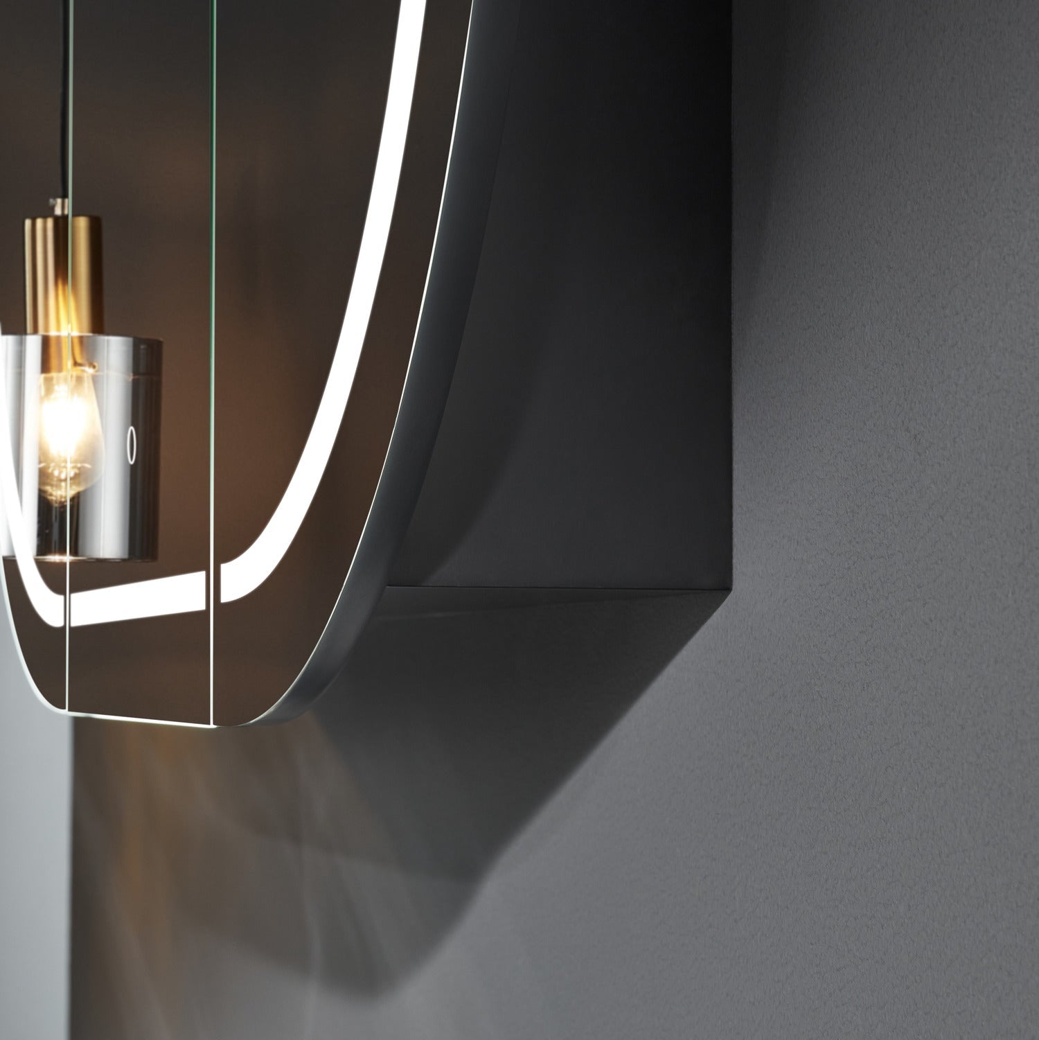 LED PVC Mirror Shaving Cabinet – Modern Bathroom Storage 1200/1500mm