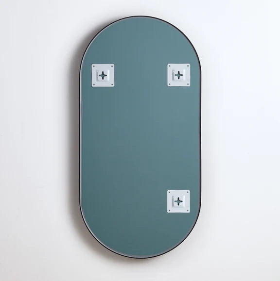 Oval Bathroom Mirror – Wall Mounted Plain Design 450×900×5mm