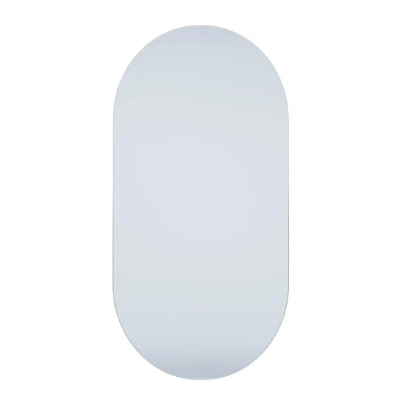 Oval Bathroom Mirror – Wall Mounted Plain Design 450×900×5mm
