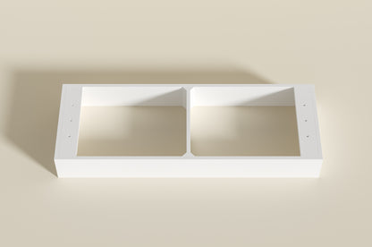 CETO Acacia Floor Vanity PVC Cabinet With Leg 600/750/900 AC124DL/AC154L/AC154DL-MW-MW/-MB
