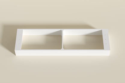 CETO Acacia Floor Vanity PVC Cabinet With Leg 600/750/900 AC124DL/AC154L/AC154DL-MW-MW/-MB