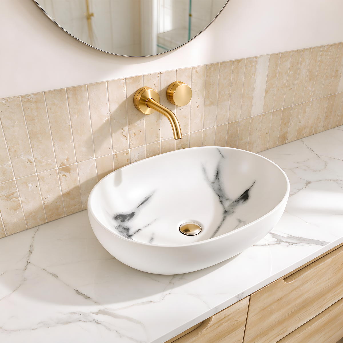 Cloud Ink Design Above Counter Basin 490*360*135mm