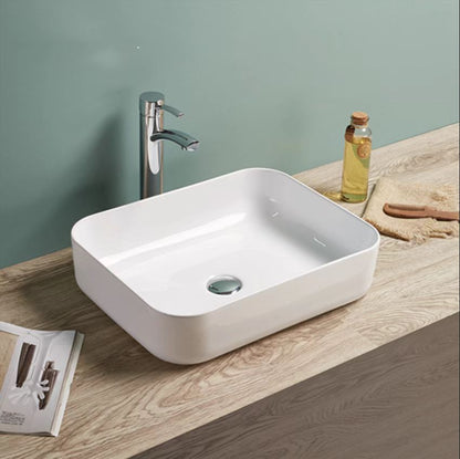 500*390*130mm Gloss White Basin LX5039