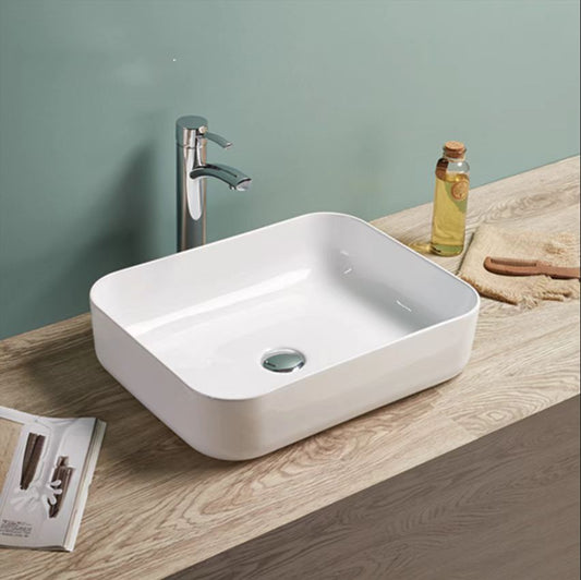 500*390*130mm Gloss White Basin LX5039