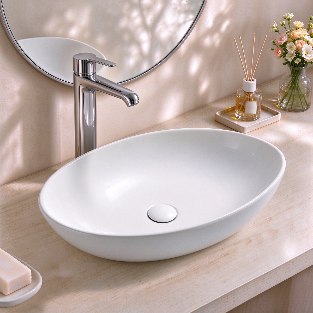 520*395*130mm Above Counter Basin