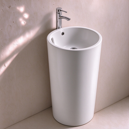 Ceramic Pedestal Basin 460*460*830mm