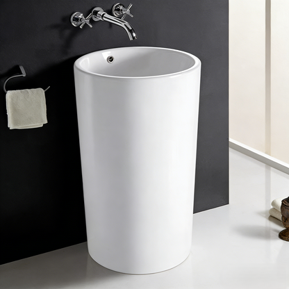 Ceramic Pedestal Basin 460*460*830mm