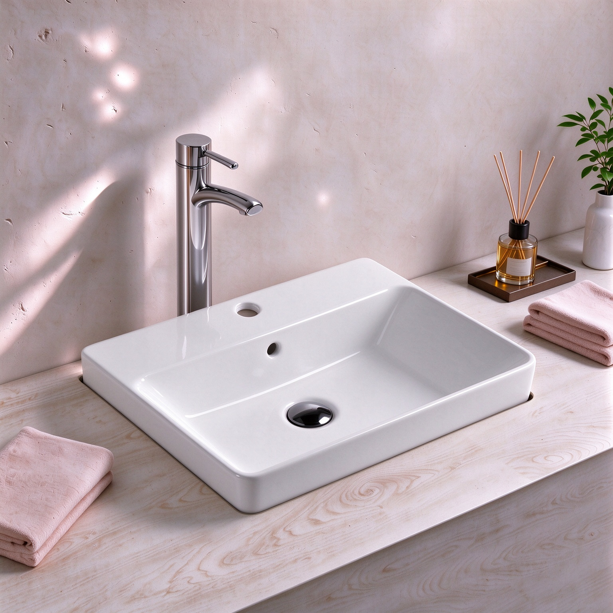 Insert Basin with tap hole 495*400*150mm