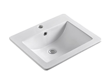 Gloss White Fine Ceramic Insert Basin 535*465*170mm