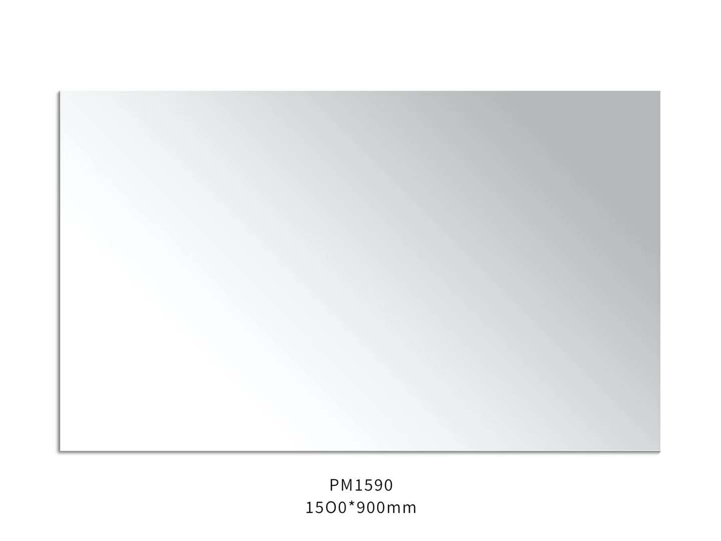 Pencil Edge Bathroom Mirror – Wall Mounted 450-1500mm