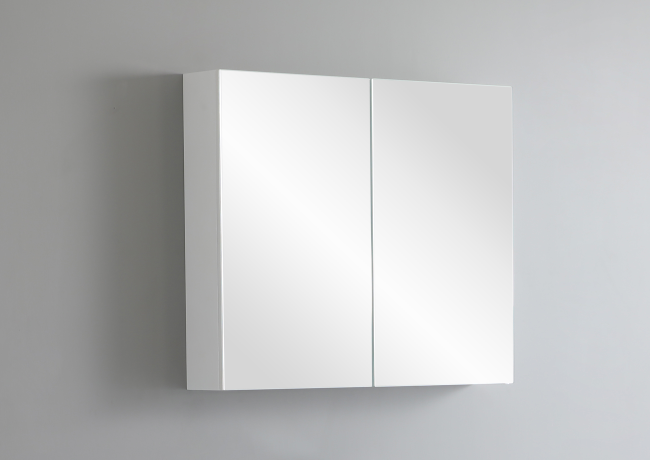 Polyurethane PVC Glass Shelf with Copper-Free Mirror – Moisture Resistant 600–1480mm