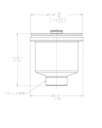 Sink Waste with a pull out basket
