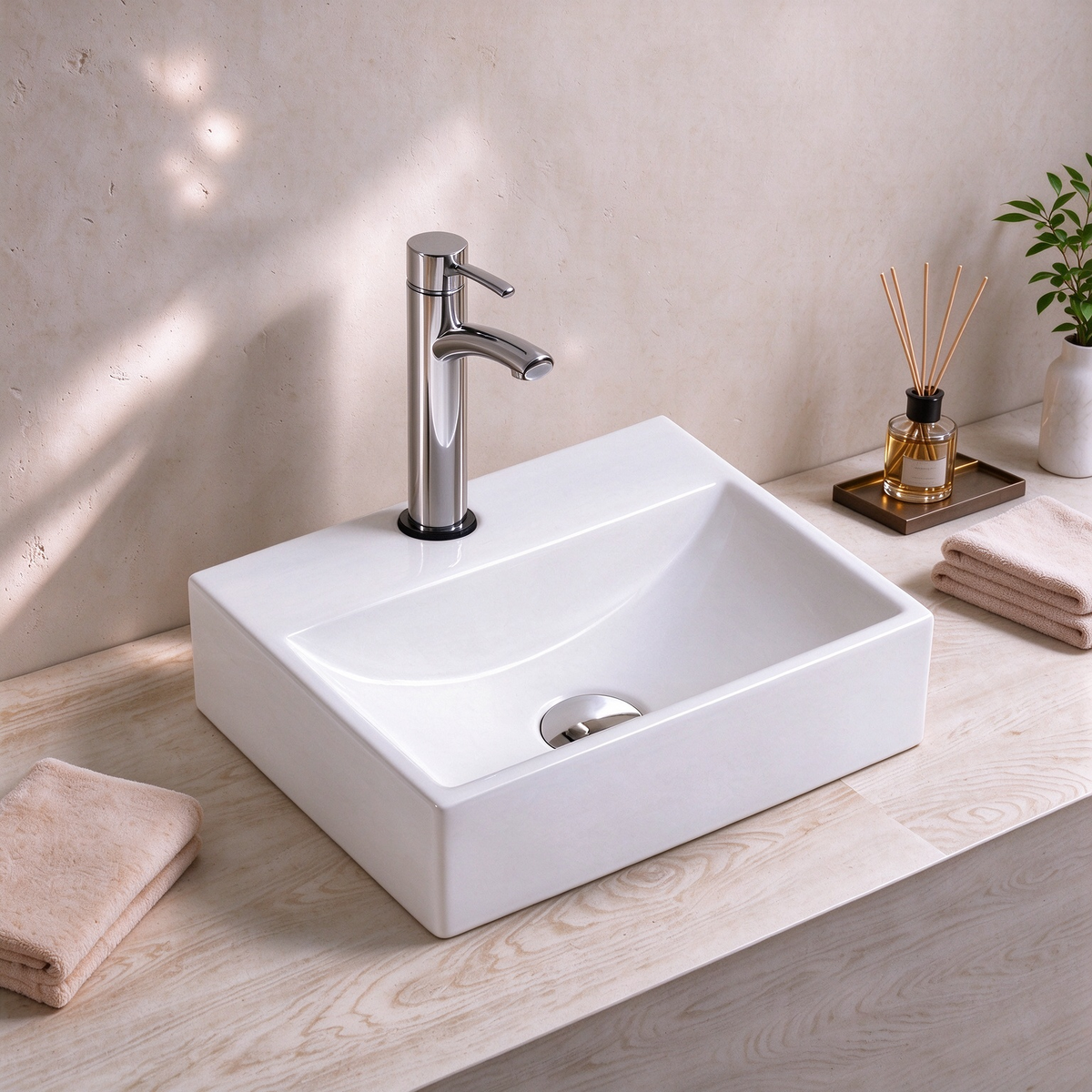 Wall-hung / Above Counter Basin 340*290*115mm