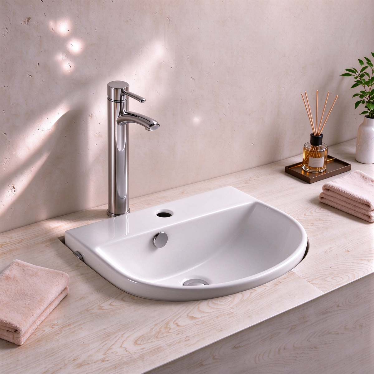 Wall-Mounted Basin 440*360*180mm