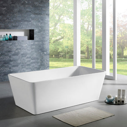 Luno Square Freestanding Bathtub 1195-1700mm