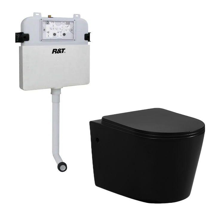 Rainia Concealed Wall-Hung Suite (Geberit)